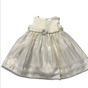 Cinderella Dress with Sequins and Satin 18mo.